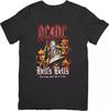 ACDC Music Unisex Fit for Men & Women Quality Cotton T-Shirt Black