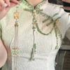 Fashion Jewelry Chinese Style Brooch Long Hanging Tassel Cheongsam Accessories  Outdoor