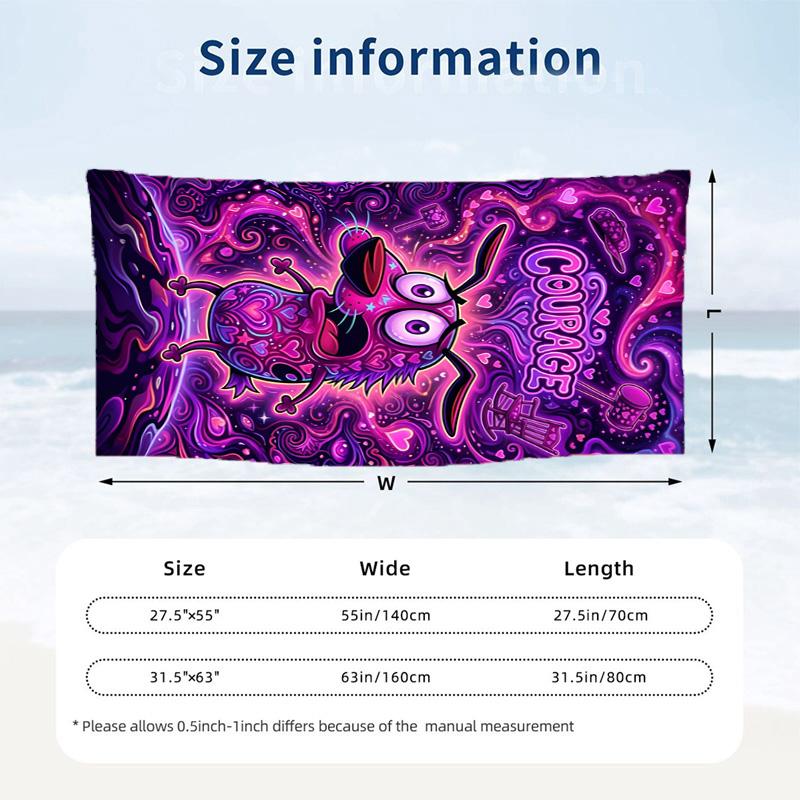 Brave Dog Beach towels also serve as bath towels summer essential a musthave for the outdoors the beach and the pool