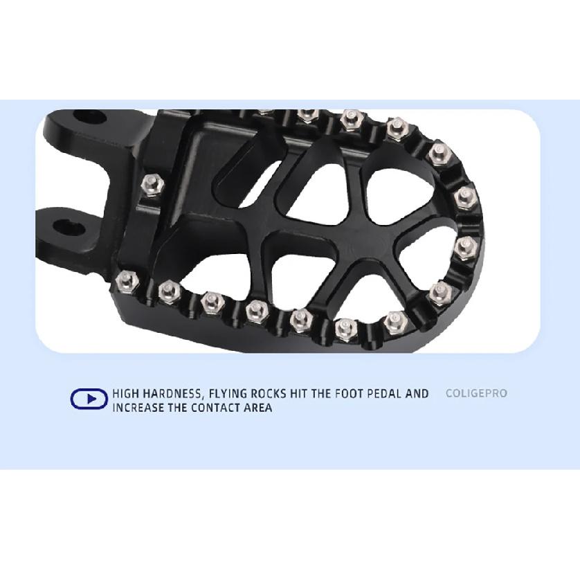 Motorcycle CNC Foot Pegs Rests Footrest Footpeg Pedals For HONDA AFRICA TWIN XRV 650 XRV 750 XRV650 XRV750 650XRV 750XRV 1990