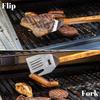 5-in-1 Grillspatel mit Messer, Gabel, Flaschenöffner und Wender, BBQ-Werkzeuge. Ein Grillzubehör-Set für Outdoor-Grills. 18 Zoll BBQ-Schaufel