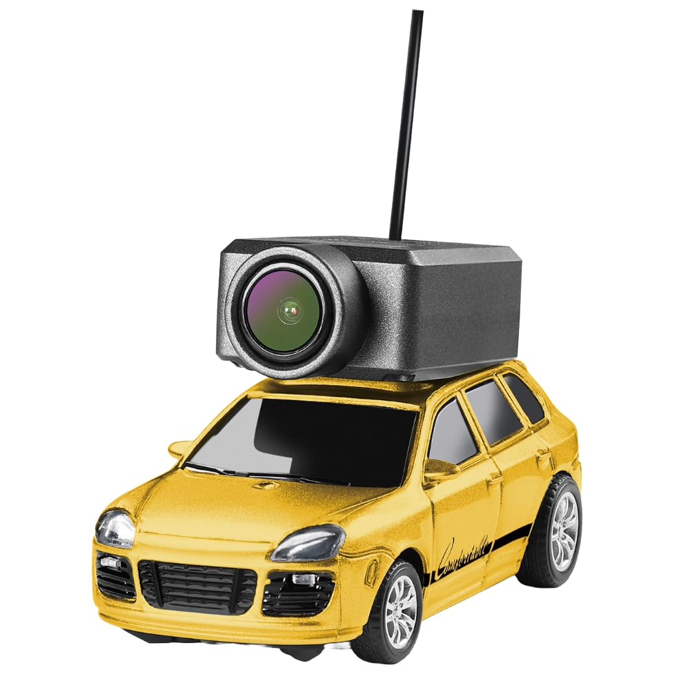 Japanese WLtoys XK Scale TECH FPV CAR RTR Full Technical Transmitter Perfect Gift for Compact Mini RC Model [Official Product] Hi-Tech 1/64 (Yellow,