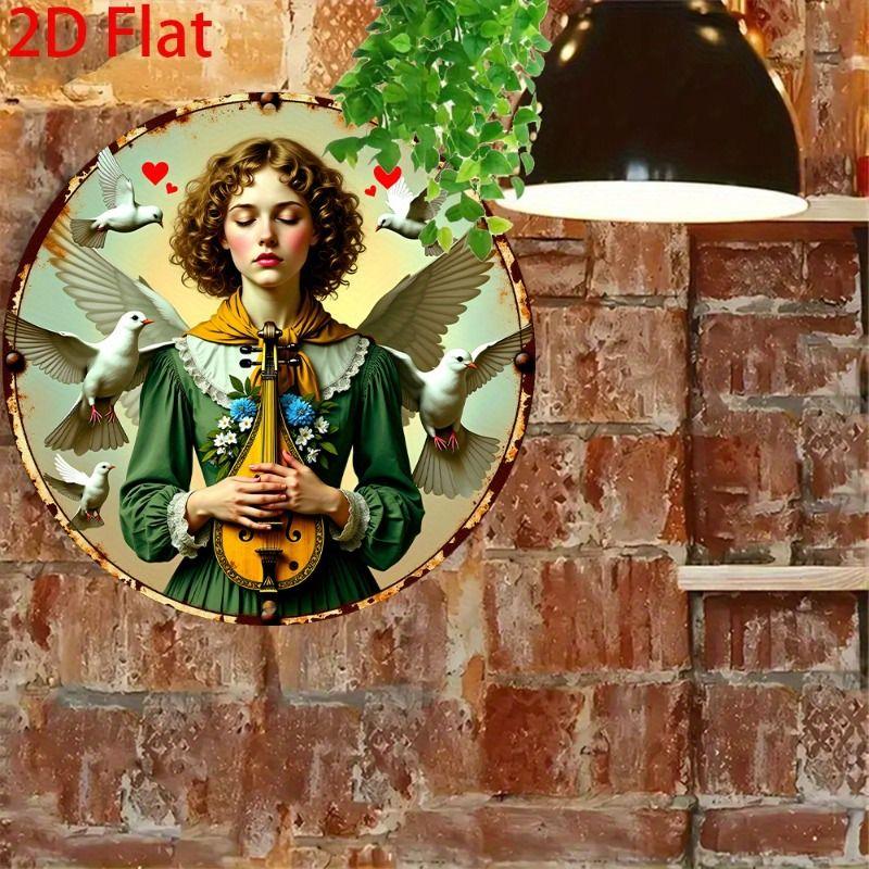 

Retro Vinyl Record Metal Painting for Living Room Bar Cafe Decor