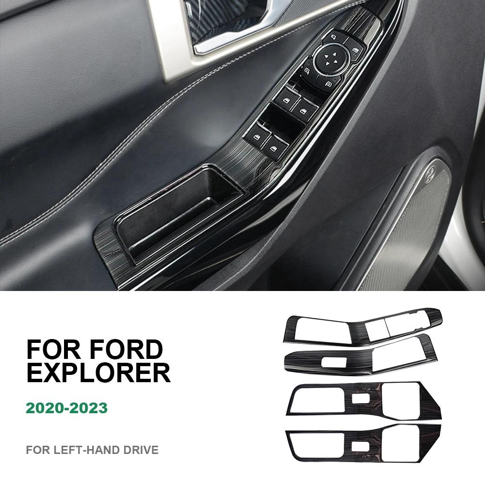 Window Switch Panel Cover for Ford Explorer 2020-2023 Interior Trim Accessories