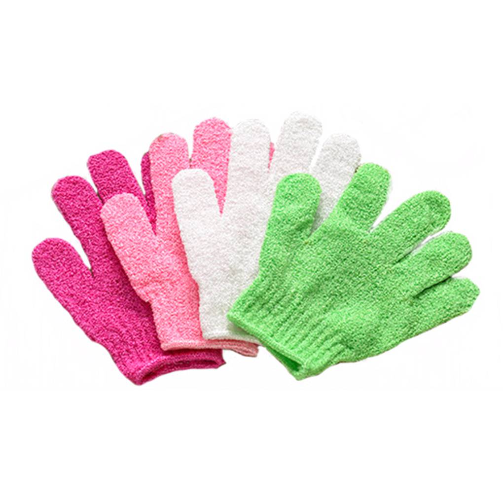 Bath Glove Bathroom Shower Manual Rub Hand Scrub Gloves Massage Elastic Non-slip Back Arm Women Men Scrubber Portable