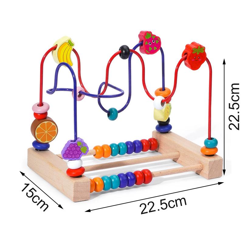 First-Class Montessori Premium-Quality Baby Play Sets Premium-Quality Wooden Roller Top-Grade Coaster Superior-Grade Bead Premium-Quality Maze