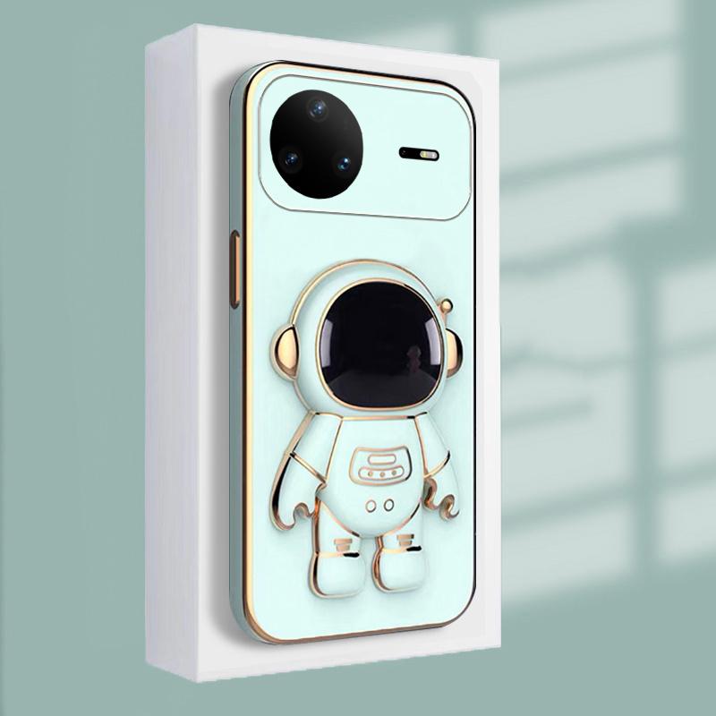 For Huawei Nova 15 Pro Case Shining Astronaut Spaceman Bracket Holder Design Soft Plating For Huawei Nova 15 Back Cover