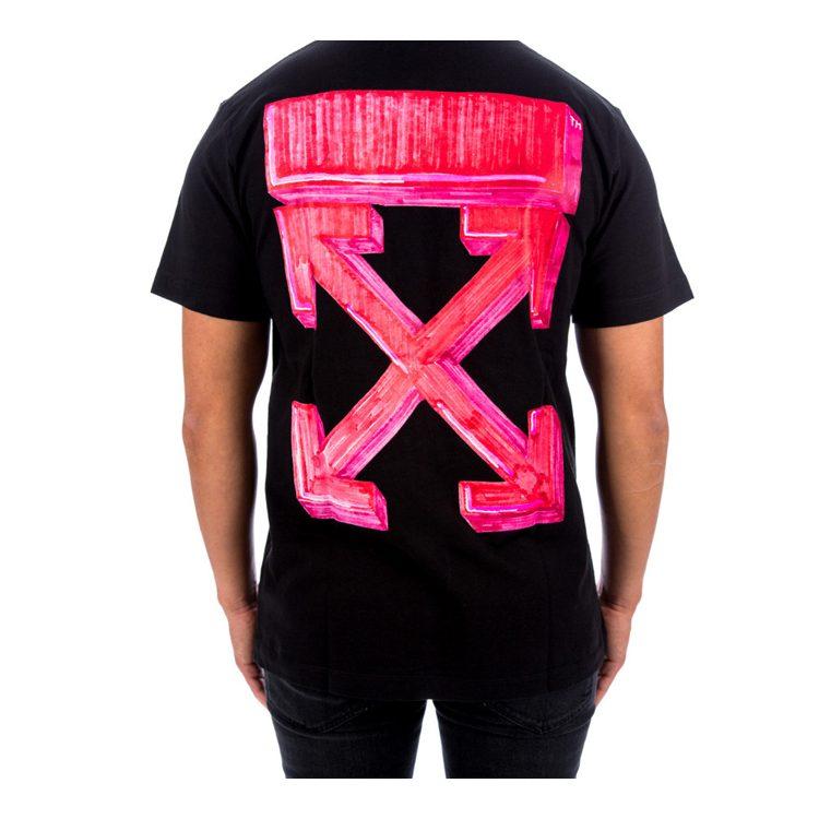 Camiseta Ajustada Flechas Marcador OFF WHITE OMAA027E20JER0051025