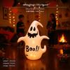 Halloween Inflatable Decor, LightUp Yard Toy, Scary Theme, Outdoor Party White Ghost 135x110cm
