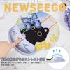 Newseego Keyboard Wrist Rest Keyboard Cute Integrated Mouse Hand Palm Memory Reduces Wrist Suitable for Gaming and Cute Cat Design & Cushion, Pad,