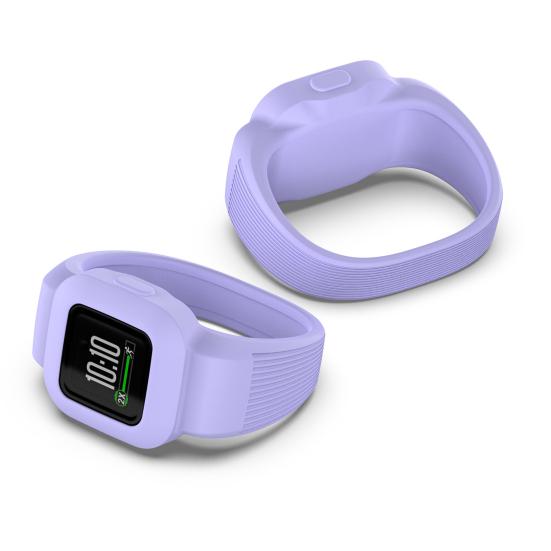 Watch Band All-in-one Soft Silicone Smart Watch Replacement Strap Wristband for Garmin Fit JR3/Vivofit Jr.3