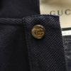 GUCCI made in Italy Short sleeve Polo shirt L dark blue Fawn Women Used