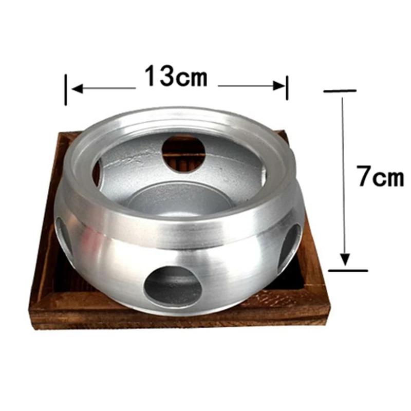 9-inch thickened aluminum alloy Uncoated dry pot Small heating pot Alcohol stove suit hotpot Cooking pot Self hotpot