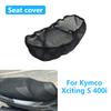 For Kymco Xciting S 400i S400 S 400 I Motorcycle Seat Cover 3D Mesh Fabric Seat Non-Slip Breathable Heat Ulation Protect