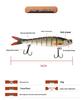 Best-Selling Realistic Multi-Jointed Fish Bait, 26g, 12cm, Eight-Section Sinking Lure for Sea Fishing