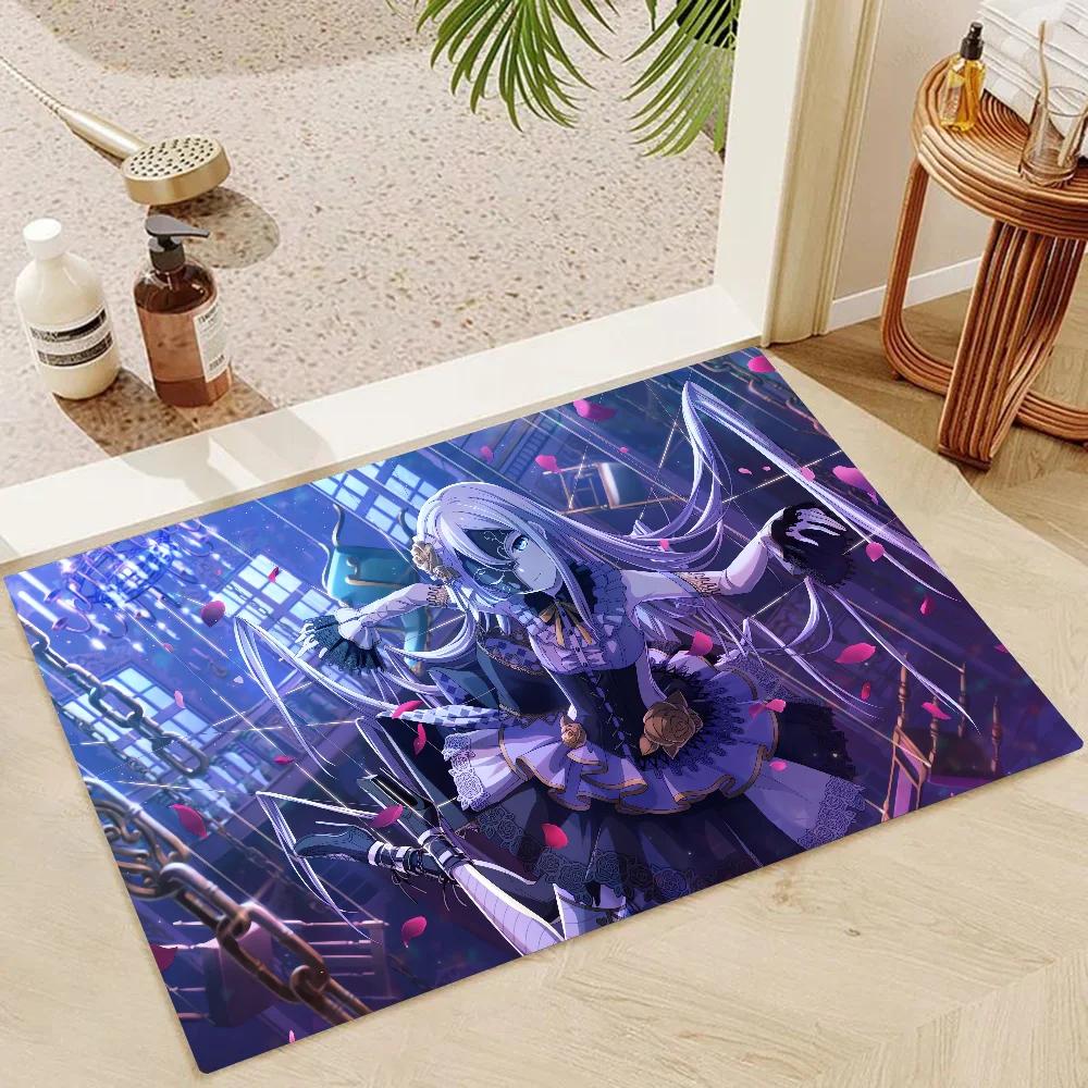 1pc Project S-Sekai Bathroom Absorbent Mats Anti-Slip Mats Home Decor Supplies Carpets Home Kitchen Floor Mats