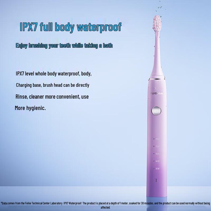 Flyco FT7105 Adult Sonic Electric Toothbrush with Soft Bristles