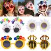 Funny Birthday Glasses, Creative Happy Birthday Party Decor, Cake Topper Decorations for Kids Birthday Party Cake Decor