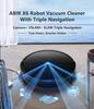 Abir X6 Robot Vacuum Cleaner with Camera Navigation, Intelligent Memory, Virtual Hand Lock, Low Noise, Intelligent Water Tank | Vacuum Cleaners