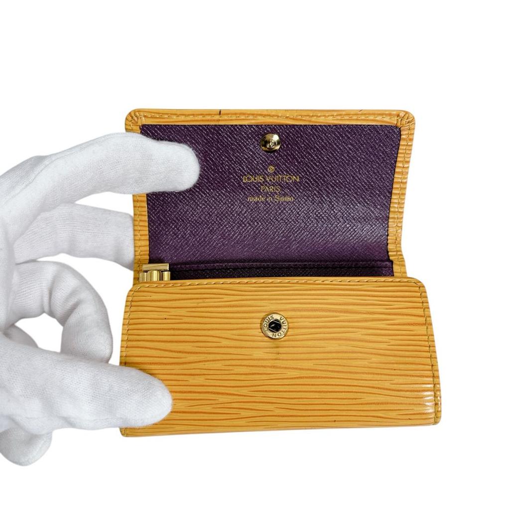 Louis Vuitton Epi Multicles6 Key Holder  Epi Leather Tassiri Yellow M63819 Used