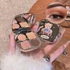 4 Farben Matte Schimmer Lidschatten Palette Frühlings Pastelle Hohe Pigmentierung Lidschatten Wasserdicht Langanhaltendes Make-up