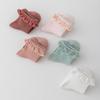5Pairs Non-slip Kids Tube Sock Lace Toddle Walking Socks Sweet Baby Ruffle Socks  First Walkers