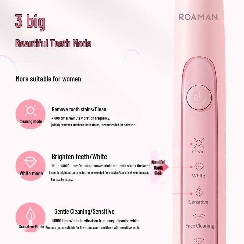 ROAMAN T10 Couple Sonic Electric Toothbrush