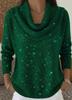 European & American 3D Printed Loose Knit Sweater - Autumn/Winter Collection
