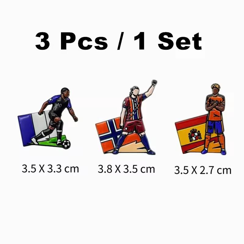 USA Kanada Mexiko Fußball Anstecknadel, Cartoon Legierung Unisex Fußball Brosche, DIY Kleidung Taschen Hut Schal Jeans Dekor Geschenk