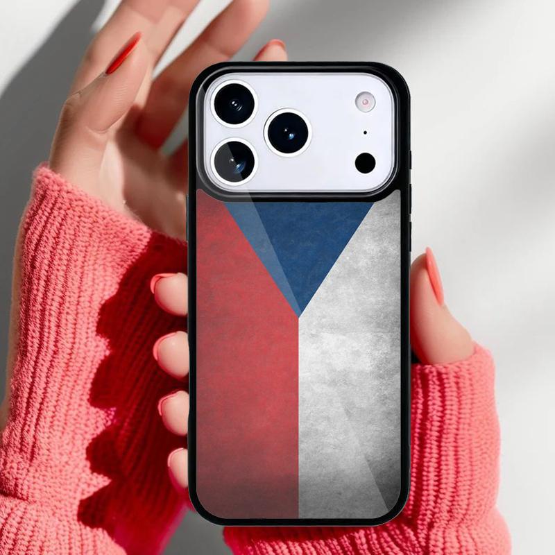Czech Republic Czech Flag Phone Case for iPhone 17 16 15 14 13 Pro Max Back Cover for 12 11 Pro Coque