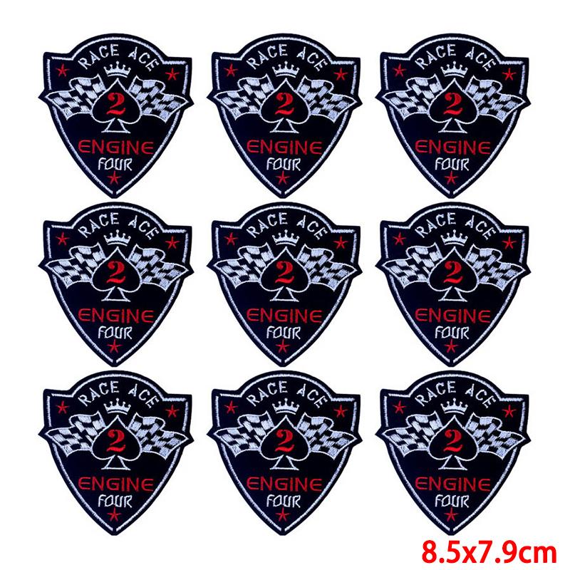 10 Pcs/lot Wholesale Embroidery Patch Iron On Patches For Clothing Patches On Clothes Jackets Decor Applique Sew Supplies