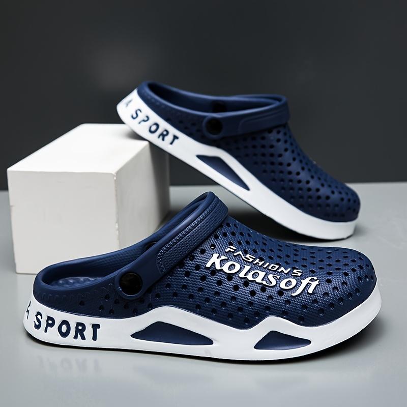 Herren Mode Sandalen | Rutschfeste Atmungsaktive Bequeme Hausschuhe EVA Gartenschuhe | Lässige Wanderschuhe, Outdoor Strandschuhe