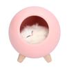 USB Atmosphere Lamp Children Girls Bedroom Bedside Cartoon LED Sleeping Night Light Warm LightPink