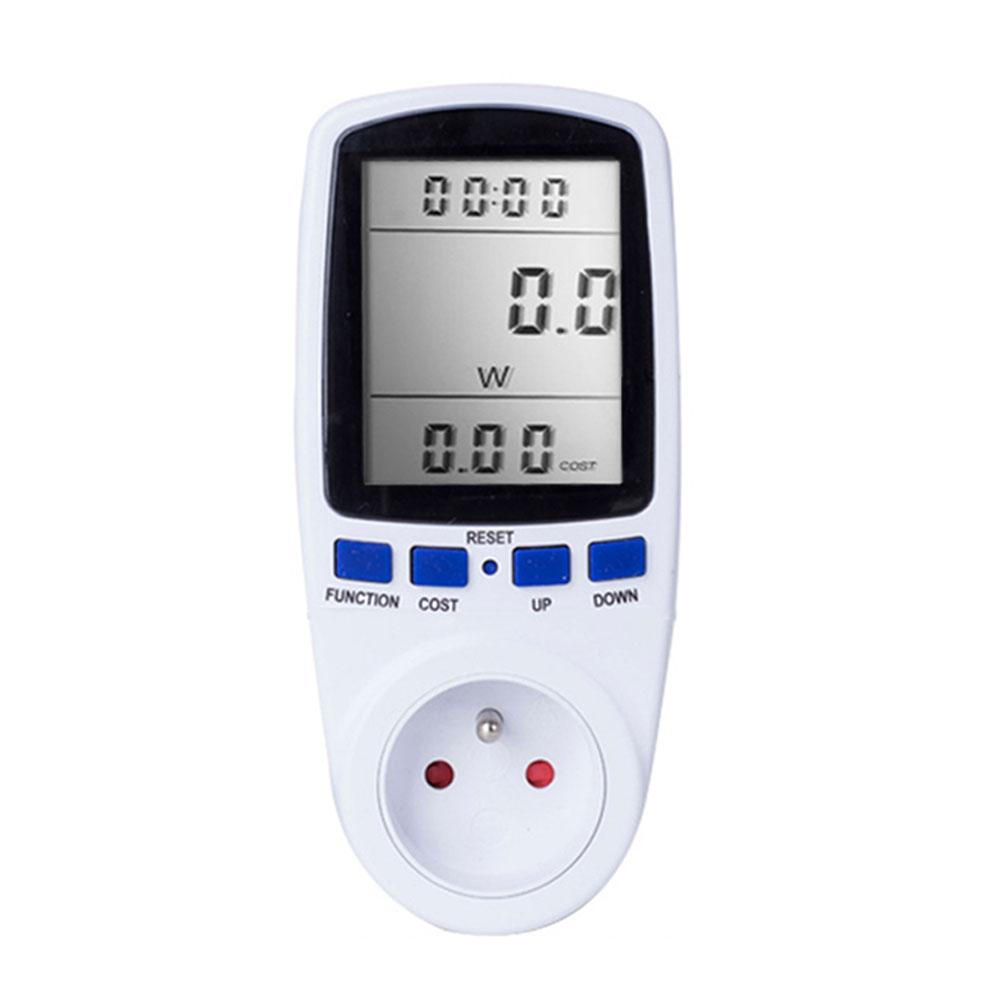 Digital LCD Energy Meter Wattmeter Monitoring Device Wattage Electricity Kwh Power Measuring
