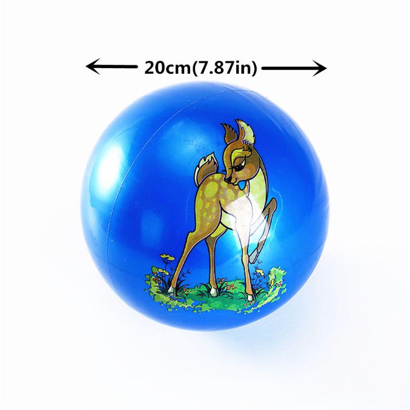 Buy 20cm Cartoon Inflatable Ball Educational Toy Beach Pool Play Ball ...