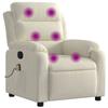 VidaXL Reclining Massage Armchair, Chair with Footrest, Seat with Backrest and Armrests Living Room, Modern, 373520