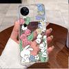 Case For VIVO V40 5G Back Cover VIVO V40 Pro 5G Cute Love Cat Rabbit Funny Cartoons Casing Ultra Thin Clear Soft TPU Phone Case