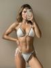 New European And American Style Neck Strap Bikini Suit Sexy Split Swimsuit For Women