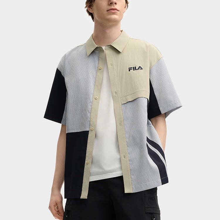 FILA ORIGINALE Shirt Men's Shallow Beach Medium Khaki F11M529403F-DK