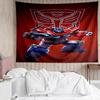 Transformers Print Tapestry, Backdrop, Easy Setup, Ideal for Bedroom, Office & Living Room, with Aesthetic Wall Hanging Decor.