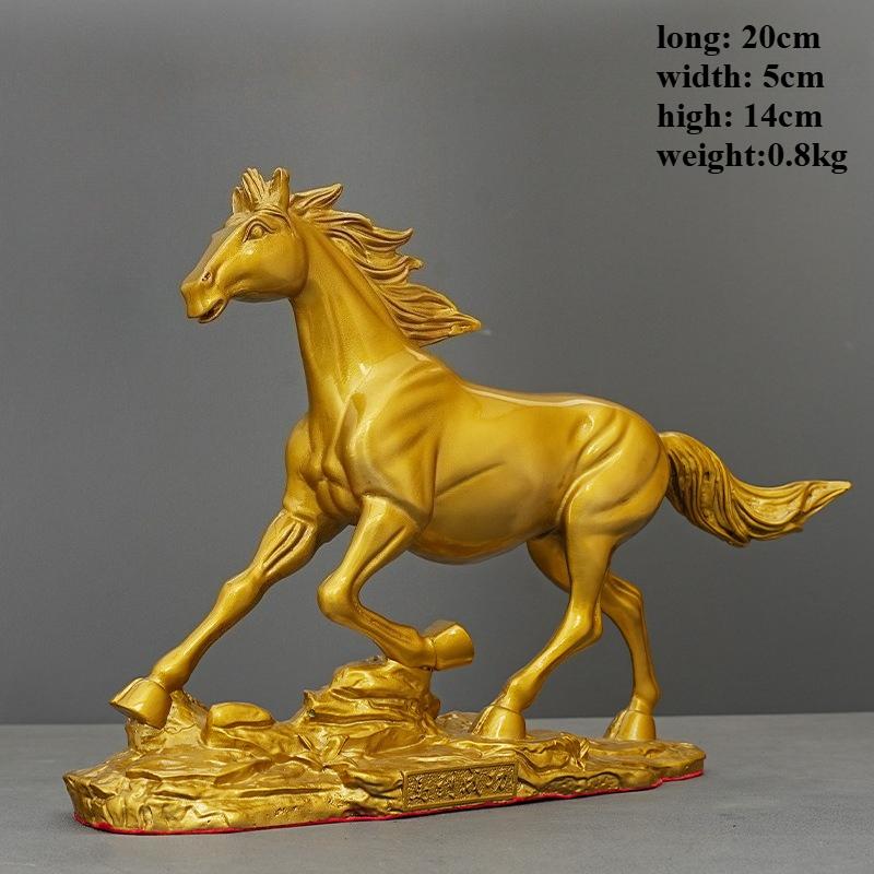 Horse To Success Handicraft Decoration Horse Office Living Room Home Gifts