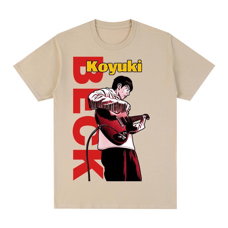 Beck KOYUKI t-shirt Anime Aesthetic Art Cotton Men T shirt New TEE TSHIRT Womens tops