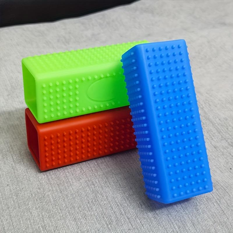 

3pcs Silicone Pet Grooming Brush Soft Massage Comb for Dog Cat Bathing and Hair Removal 3pcs Pack-one size