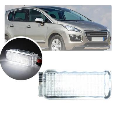 2 stücke Für Peugeot 1007 206 207 306 307 308 3008 406 407 5008 607 806 807 LED Fußraum Stamm Gepäck innen Lichter Tür Lampe