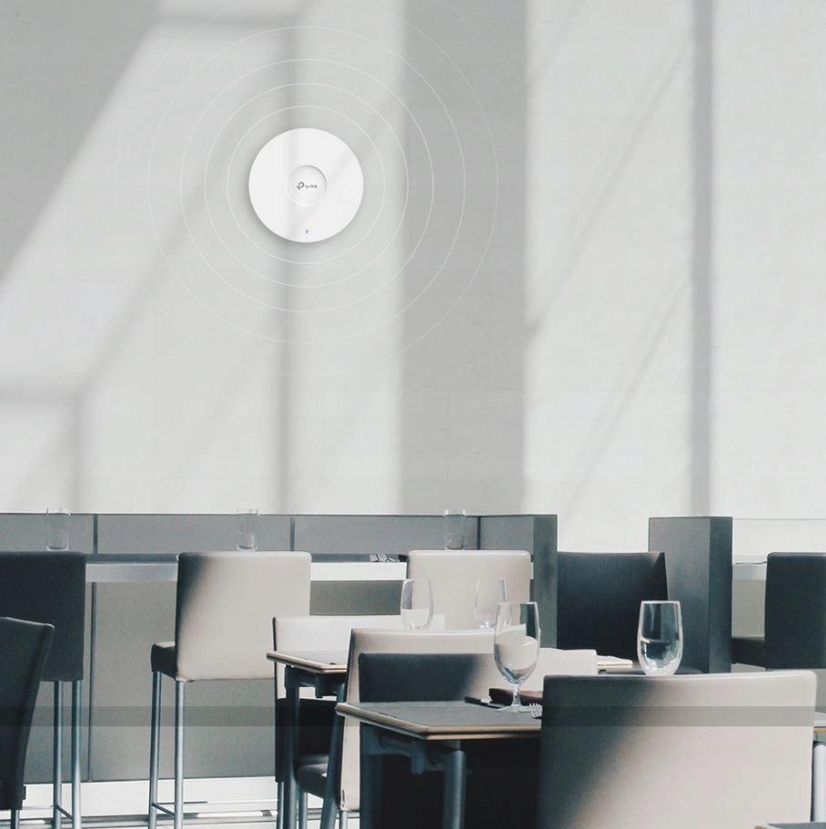Access Point TP-Link EAP653 AX3000, Wi-Fi 6, 1x 1GbE, PoE+, Sufitowy
