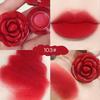 Creative Rose-Shaped Matte Lipstick, Velvet Mousse Lip Clay Long-Lasting Lightweight Matte Makeup Effect for All Skin Types