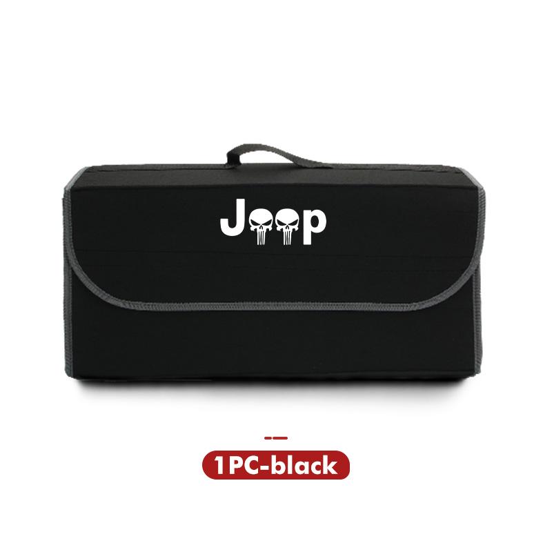 Car Trunk Organizer Bag Large Capacity Auto Multiuse Tool Box For Jeep Grand Cherokee Wrangler JK Renegade Gladiator Compass AMV1