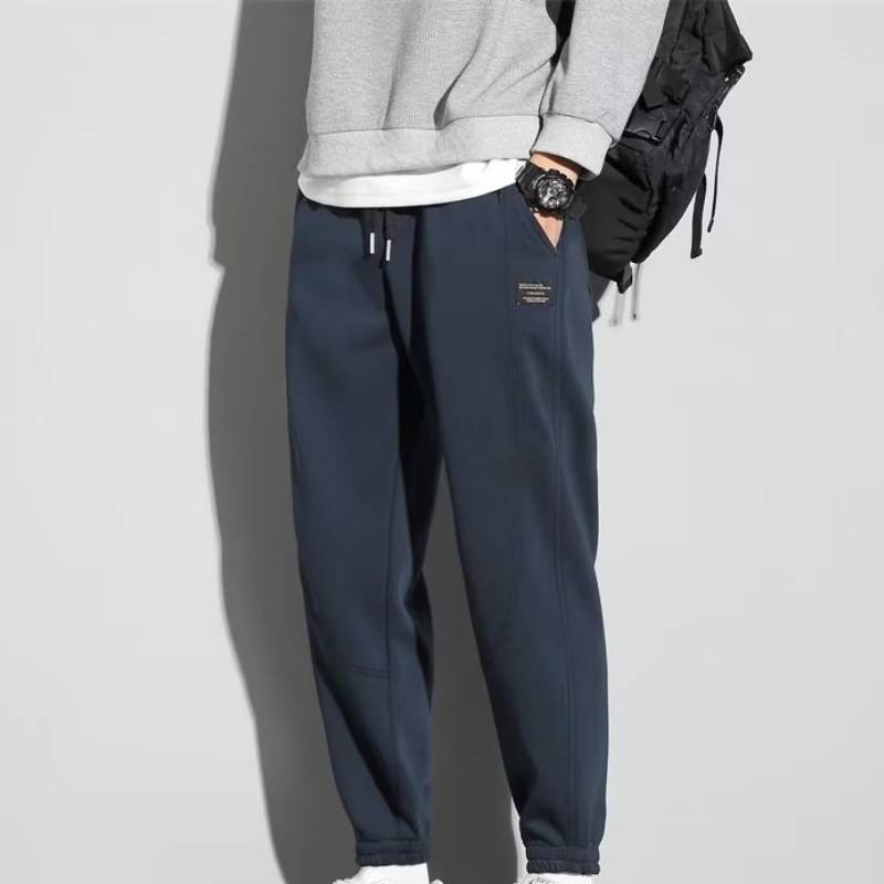 Spring Autumn Loose Fit Jogging Pants With Drawstring For Teenagers Casual Wear
