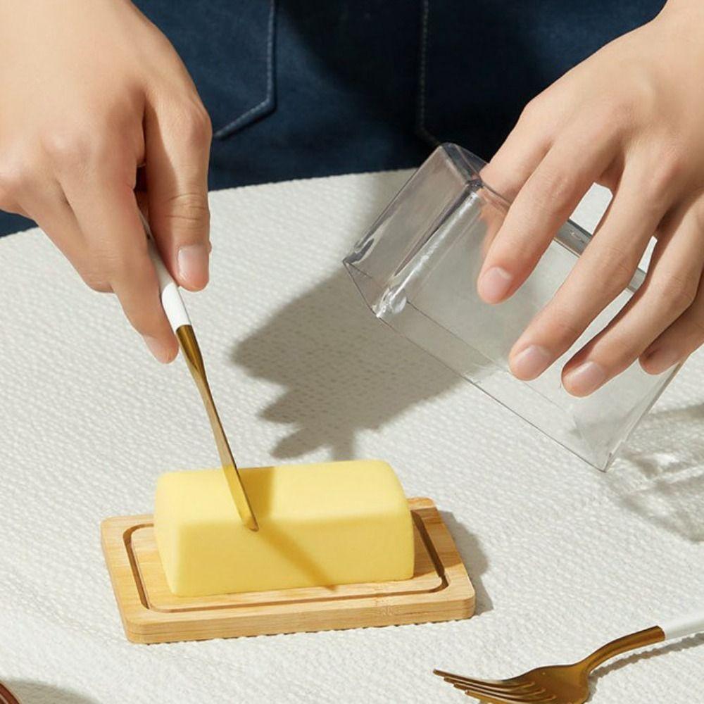 Rectangular Countertop Butter Dish Nordic Style Butter Container Butter Storage Box Snack