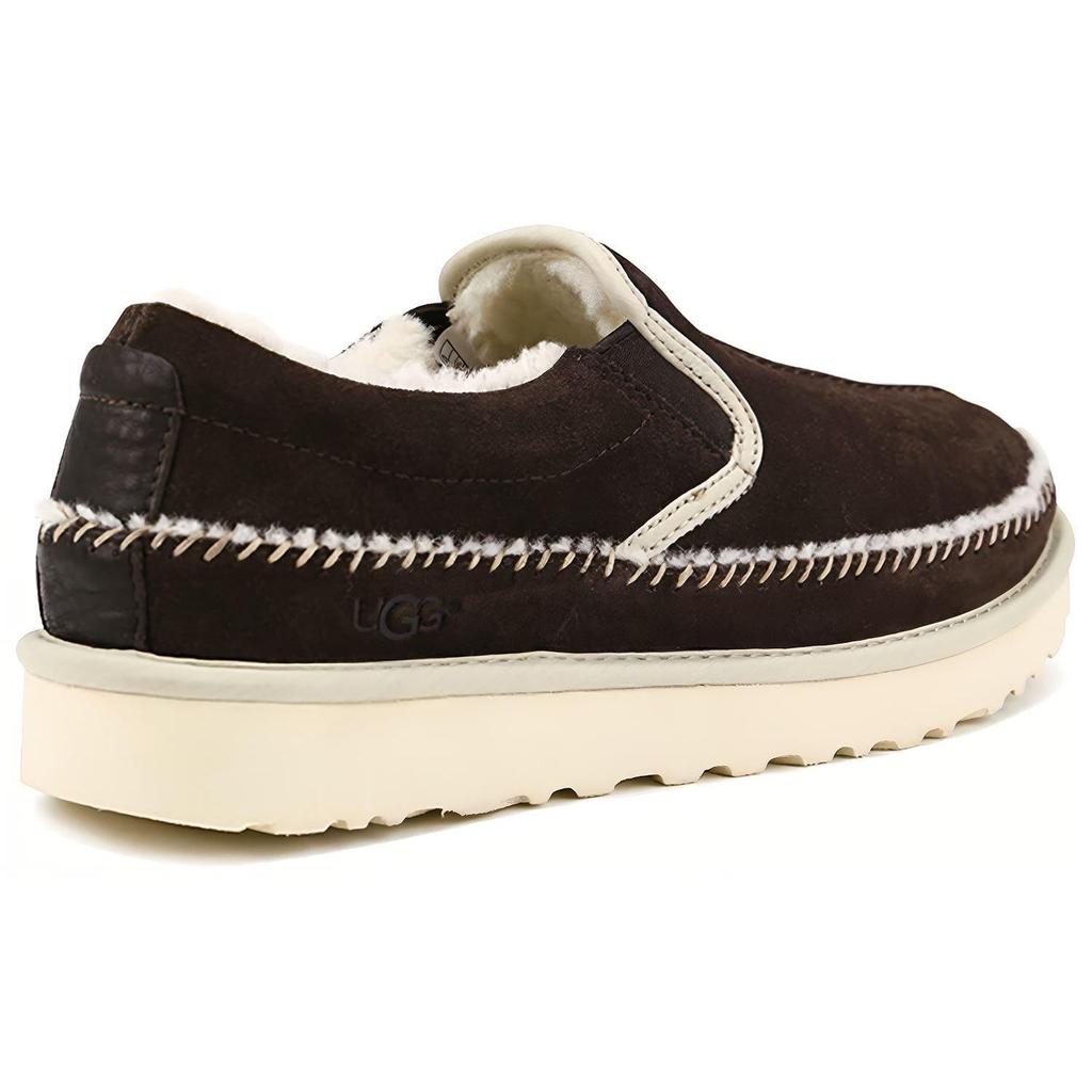 UGG Neumel Slip-On Stitch Warm Durable Low-Top Casual Shoes Men sneaker Brown 1095353-STT